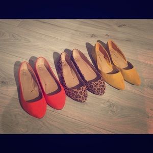 Three pairs of fashion flats!!!